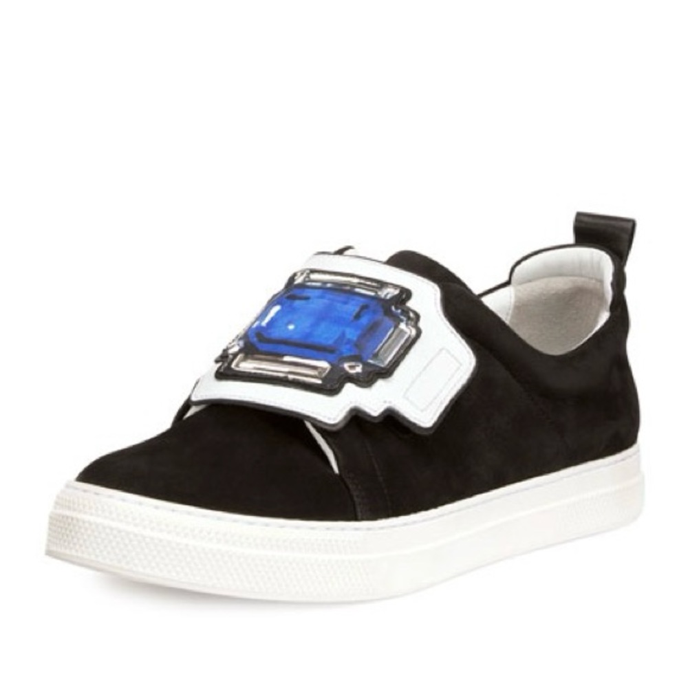 Pierre Hardy Gem Slider Suede Slip-On Sneaker Size 38
